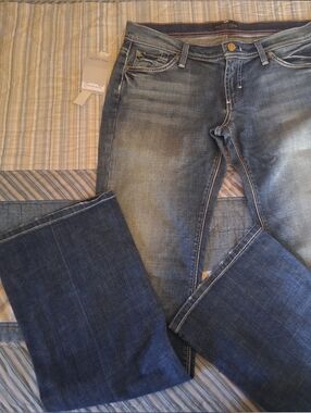 James Jeans Womens Slim Bootcut Jeans – Size 31 – Dark Wash – New With Tags